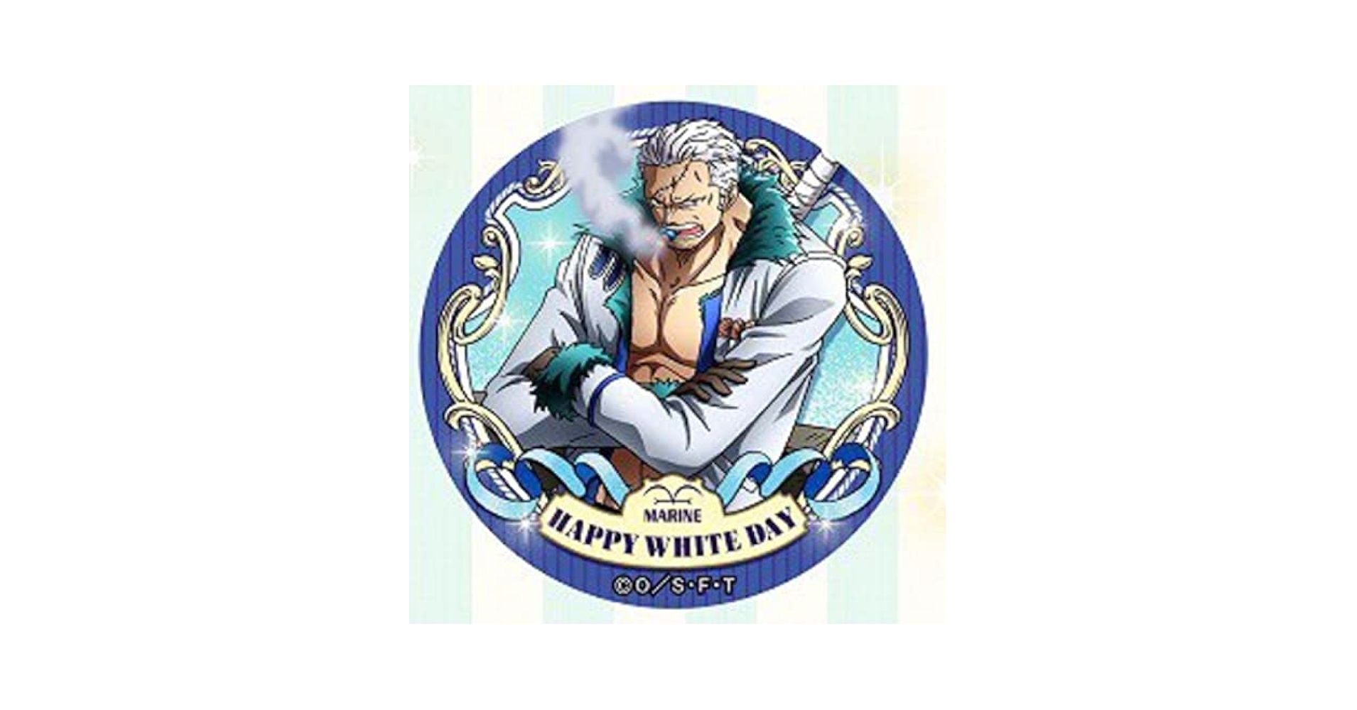 Amazon.co.jp: onepiece ホワイトデー輩缶バッジ スモーカー ×1
